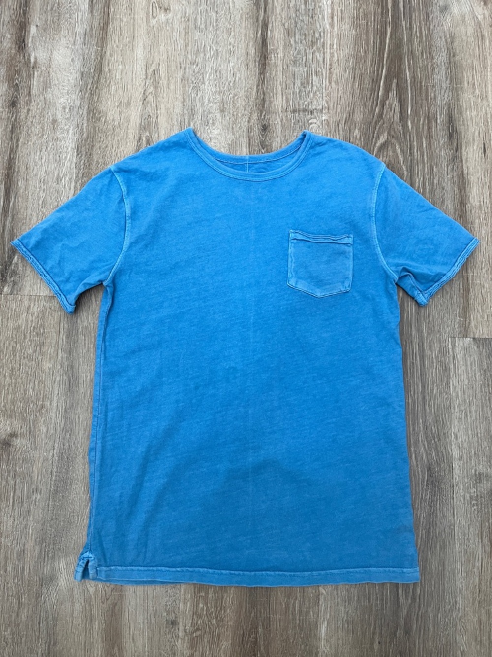 Cat & Jack Blue Short Sleeve Pocket Tee - Picture 6 of 7
